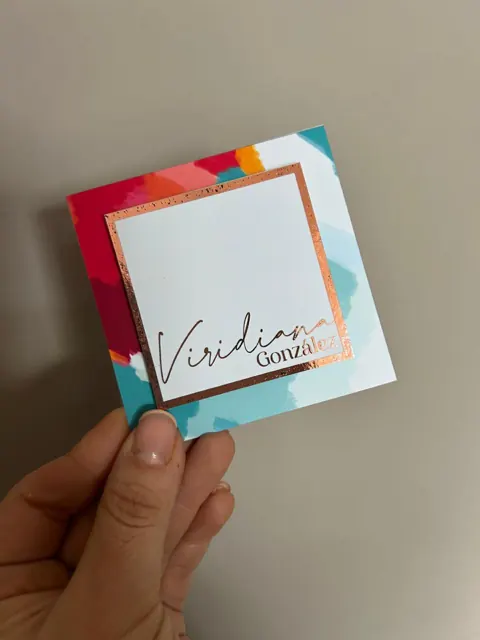 Tarjetería personalizada Alejandra Carrera - diseño 338