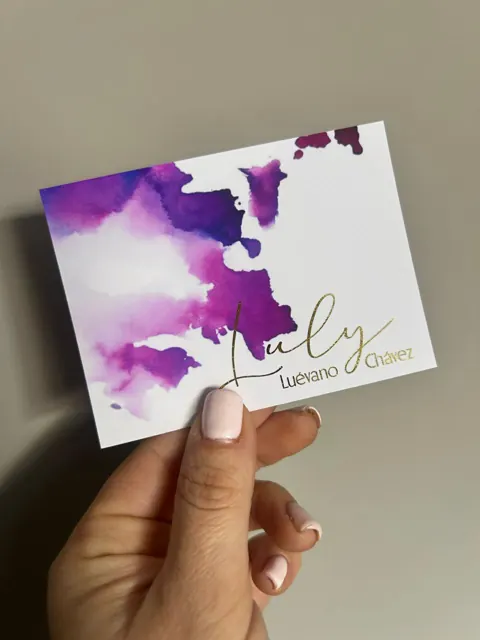Tarjetería personalizada Alejandra Carrera - diseño 342