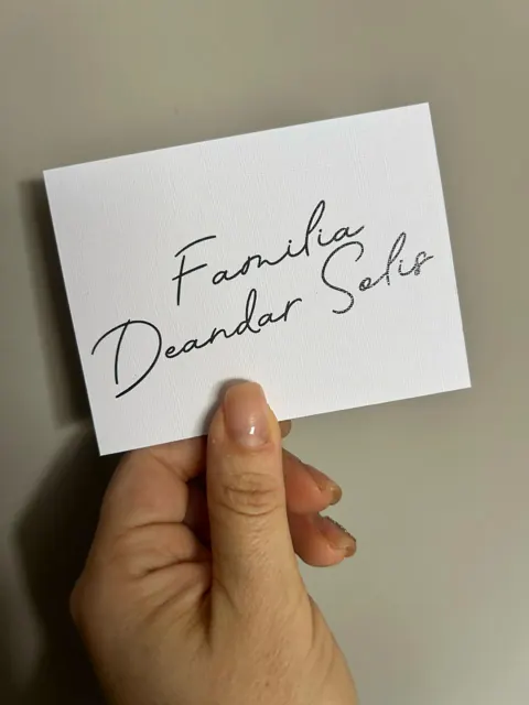 Tarjetería personalizada Alejandra Carrera - diseño 347