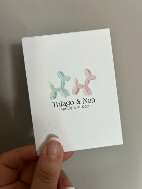 Tarjetería personalizada Alejandra Carrera - diseño 350