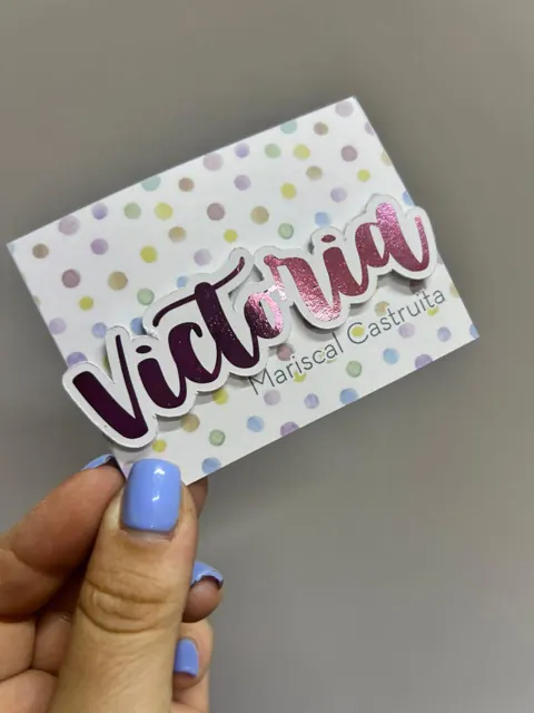 Tarjetería personalizada Alejandra Carrera - diseño 359
