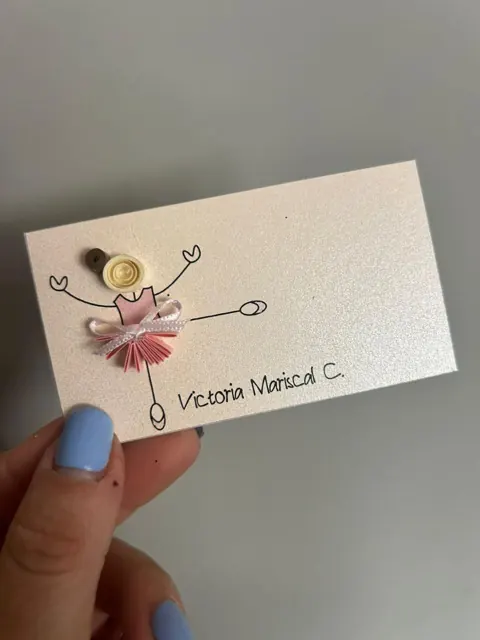 Tarjetería personalizada Alejandra Carrera - diseño 360