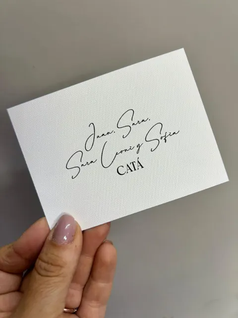Tarjetería personalizada Alejandra Carrera - diseño 364