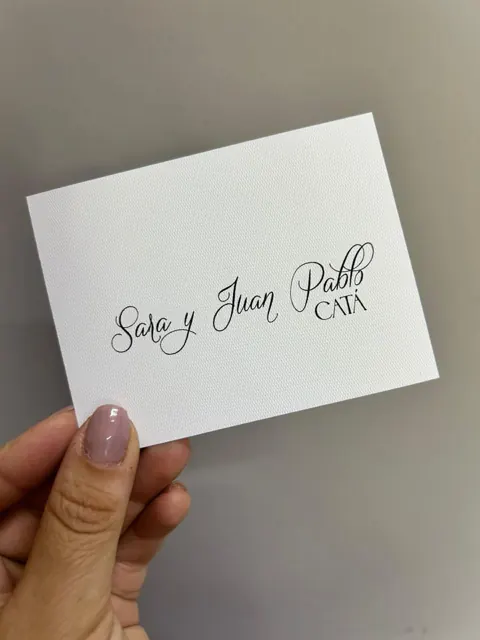Tarjetería personalizada Alejandra Carrera - diseño 366