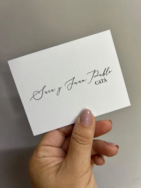 Tarjetería personalizada Alejandra Carrera - diseño 367