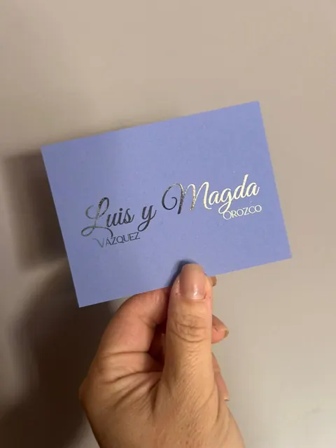 Tarjetería personalizada Alejandra Carrera - diseño 369