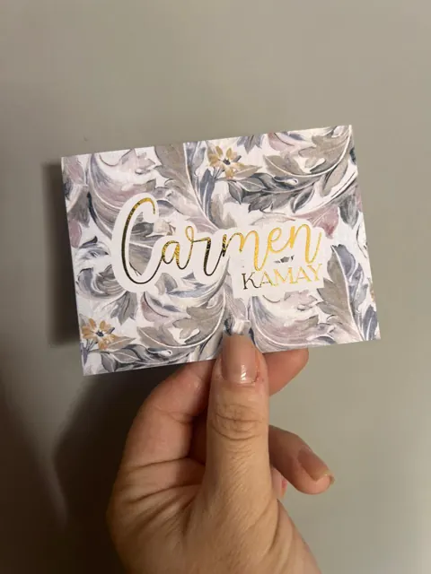 Tarjetería personalizada Alejandra Carrera - diseño 371