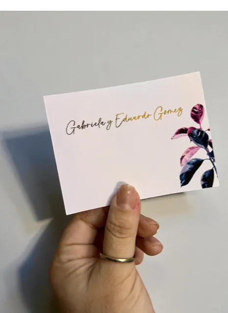 Tarjetería personalizada Alejandra Carrera - diseño 372
