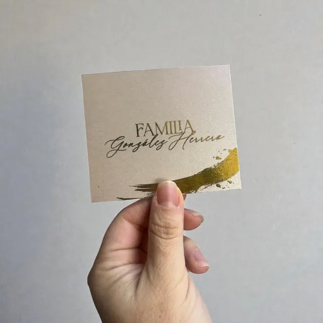Tarjetería personalizada Alejandra Carrera - diseño 377
