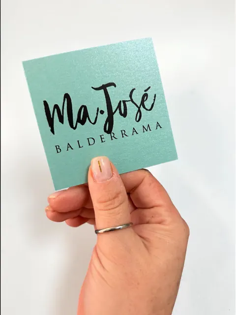 Tarjetería personalizada Alejandra Carrera - diseño 384