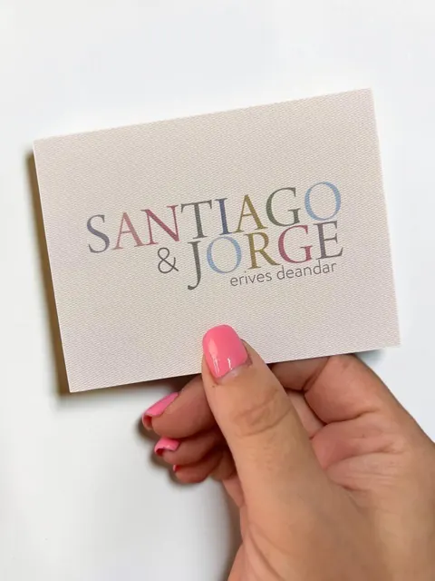 Tarjetería personalizada Alejandra Carrera - diseño 391