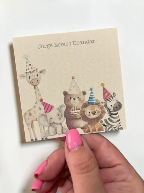 Tarjetería personalizada Alejandra Carrera - diseño 396