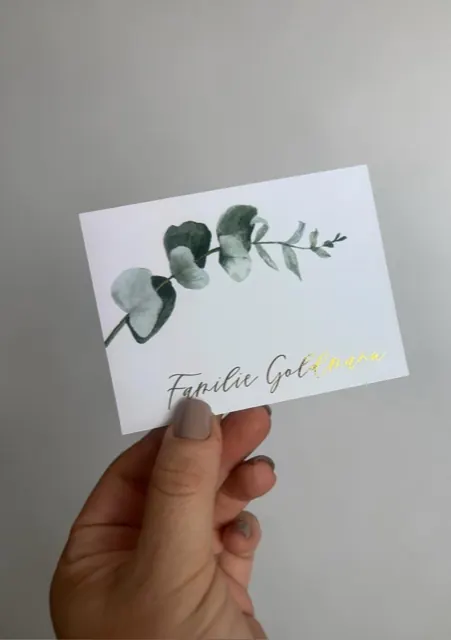 Tarjetería personalizada Alejandra Carrera - diseño 400